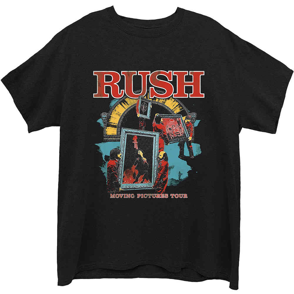 Rush - Moving Pictures Heren Tshirt - Zwart